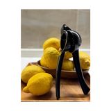 Esmo Home Renkli Döküm Limon Sıkacağı Limon Presi Büyük Boy, Rennkli Metal Limon Sıkacağı, Döküm Naranciye Sıkacağı (Siyah) - 1BW-Beyaz
