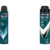Esmo Home Rexona Men Erkek Sprey Deodorant Xtra 72 Saat Kesintisiz Üstün Koruma 200 Ml(1) Rexona Men Erkek Sprey Deodorant Natural Fresh Mint 72 Saat Kesintisiz Üstün Koruma 150 Ml(2) - Option-1