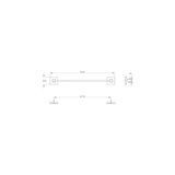 Esmo Home Root A4480936 Havluluk, Mat Siyah, 40 cm - Option-1 - Adaçayı Yeşili