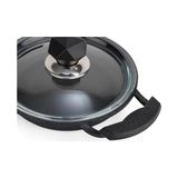 Esmo Home Schäfer Crystal 3 Lü Döküm Sahan Seti 6 Parça-Siyah - Option-1 - --