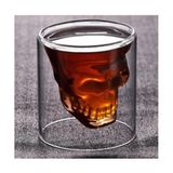 Esmo Home Senon Crystal Head Kuru Kafa 4’lü Shot Bardak Seti Tekila Bardağı Kuru Kafa Tasarımlı Isıya Dayanıklı Sunum Kokteyl Bardağı - Option-1 - 0 - Siyah