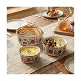Esmo Home Serenk 14-16-18 cm Emaye Üçlü Saklama Kabı Seti - 0 Siyah - Option-1