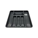Esmo Home Sev Plastik 39X42,5X5 cm Çekmece Içi Boy 7 Gözlü Kaşıklık - Kestane Akaju - Option-1