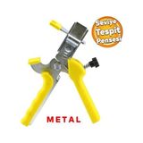 Esmo Home Seviye Tespit Artısı Takoz Pensesi Metal Derz Klipsi Derz Kaması Yer Döşeme - (ClearEyelets)Black-RadiantOrchid