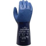Esmo Home Showa CS720 Nitril Kimyasal Dayanıklı Koruyucu Eldiven, Polyester/naylon Astar ve Kaba Doku, 30,48 cm Uzun - Option-1