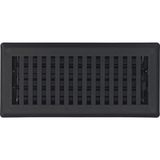 Esmo Home Sierra 10,16 cm x 30,48 cm Tasarım, Dökme Demir Siyah Kaplama Hava Filtresi ile Çelik Zemin Kaydı - Ev Zemin Için Havalandırma Kapakları - Dekoratif Havalandırma Örtüleri - Kat Kaydı - 100 cm