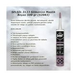 Esmo Home Silikonize Mastik Beyaz 500 gr (52083) (1) - Option-1 - 0 - Siyah - 1 Adet