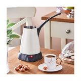 Esmo Home Sinbo SCM-2960 Inox Elektrikli Cezve – Paslanmaz Çelik Türk Kahve Makinesi, Köpüklü ve Hızlı Pişirme Özellikli - 1BW-Beyaz