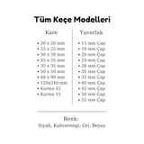 Esmo Home Siyah Keçe 48 Adet 2 cm Daire Yapışkanlı, Masa, Koltuk Altı Parke Koruma Yuvarlak - Option-1 - Ahşap