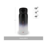 Esmo Home Skyfall Çelik Sızdırmaz Termos 500 ml Siyah - 0,25 L