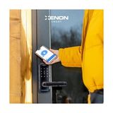 Esmo Home Smart Akıllı Kapı Kilidi | Parmak Izli Şifreli Bluetooth Gateway Uyumlu Siyah (X8056)