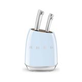 Esmo Home Smeg 50's Style KBSF02 Pastel Mavi Standlı Bıçak Seti - Kestane Akaju - Option-1