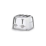 Esmo Home Smeg TSF03SSEU Ekmek Kızartma Makinesi, Gümüş - Ahşap - Beyaz