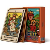 Esmo Home Spelt 78 Kartlı 8-Bit Fantasy Deck 5,9 x 9,2 cm Klasik Mini Tarot Destesi Tarot Kartları - Option-1 - Altın