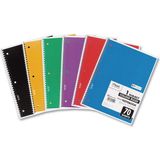 Esmo Home Spiral Notebooks, 1 Subject, College Ruled, 70 Yaprak, Renkli Not Defterleri, Çizgili Kağıt, Ev Okul Malzemeleri & K-12, 10 1/2" x 8", Çeşitli Renkler, 6 Paket (73065) - -- - Option-1