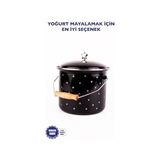 Esmo Home Star Emaye Bakraç 22 cm (5litre) - -- - 000-Siyah