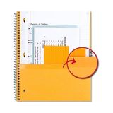 Esmo Home Star Spiral Not Defteri, 3'lü Paket, 3 Temalı, Kolej Çizgili Kağıt, 27,9 x 21,6 Cm, 150 Yaprak, Siyah, Beyaz ve Kırmızı (820192) - -- - Option-1