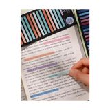 Esmo Home Sticky Notes Şeffaf Renkli Yapışkan Postit Not Kağıdı Etiketi Kısa Şeritler (Renk 2) - -- - Option-1