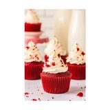 Esmo Home Takribi 200 Adet Büyük Boy Kırmızı Muffin Kek Kalıbı, Cupcake Kağıdı, Browine Kalıbı 50X40 mm - Option-1 - 001-Renkli