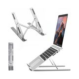 Esmo Home Taşınabilir Laptop Stant Bilgisayar Stant Notebook Stant Tüm Laptoplarla Uyumlu Bilgisayar Standı Taşınabilir Metal Kaymaz Stant Dizüstü Bilgisayar Stantları Stantı