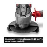 Esmo Home Tc-Ag 18/115 Li - Solo, Akülü Avuç Taşlama - Ahşap