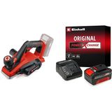 Esmo Home Te-Pl 18/82 Li - Solo, Akülü Planya + 18V 4,0 Ah Pxc Starter Kit, Akü & Şarj Cihazı