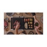 Esmo Home Teka Elitegrill – Çok Fonksiyonlu Elektrikli Izgara, Dijital Dokunmatik Kontrol, 5 Otomatik Program, 180° Açıklık, Yağ Toplama Tepsisi, Kolay Temizlik Için Çıkarılabilir Ütü - Option-1 - 47 x 85 x 2 cm