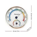 Esmo Home TH-101E Termometre Higrometre Nem Ölçer, Siyah - 02Y-Yeşil