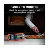 Esmo Home Thermopro TP971 Tempspike Plus Dünyanın En Ince Kablosuz Et Termometresi, 183M Menzilli Bluetooth Akıllı Gıda Isı Ölçer - -- - 000-Siyah