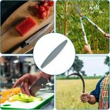 Esmo Home Tırpan Bileme Taşı 225 mm Oval, Tırpan, Bıçak, Çim Biçme Makinesi ve Balta Için Dayanıklı, Uzun Ömürlü, Hassas Bileme Sağlayan Profesyonel Bileme Taşı. - Abanoz