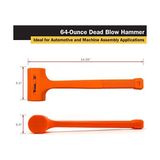 Esmo Home Titan 63164 6 Oz (1,8 Kg) Ölü Üfleme Çekici, Turuncu - Ahşap - Option-1