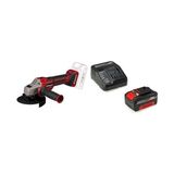 Esmo Home Tp-Ag 18/125 Ce Q Li - Solo, Akülü Avuç Taşlama ve 18V 4,0 Ah Pxc Starter Kit (Başlangıç Seti) - Ahşap