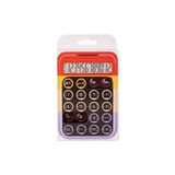 Esmo Home Twotech Renkli ve Işık Enerjili Hesap Makinesi - BL2122 (Kırmızı) - 02-Sarı - Option-1