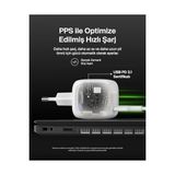 Esmo Home Usb-C Duvar Şarj Cihazı, 65W, Hızlı Şarj Bloku, Tip C Telefon Şarj Cihazı, 16/15/14/13, Galaxy S25, 9, Macbook, Ipad, Airpods, Chromebook ve Daha Fazlası - Beyaz - 001-Renkli