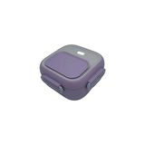 Esmo Home Vagonlife Bento 500ML Lunchbox Tek Katlı Çelik Sefer Tası Yemek Kutusu (Mor-Gri) - Kestane Akaju - Option-1