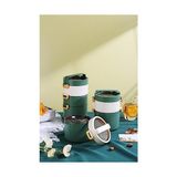 Esmo Home Vagonlife Lunch Box 3 Katlı Büyük Boy 1800 ml Ofis-Okul Için Yeni Nesil Sefer TASI-FFLBOX3KAT1800ML - Kestane Akaju - Option-1