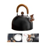 Esmo Home Valkyrie 3l Düdüklü Kettle Su Isıtıcı Çaydanlık Paslanmaz Çelik Yüksek Islıklı Siyah - 01-Mavi