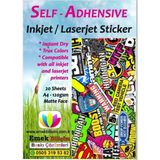 Esmo Home ve Laser Uyumlu Güçlü Yapışkanlı A4 Etiket Kağıdı Mat Yüzeyli 120GSM (20 Yaprak) - Option-1