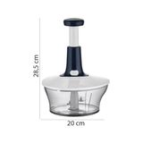 Esmo Home Vip Ahmet Basmalı El Rondosu, Kırmızı 1500 ml - Ahşap - Beyaz