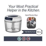 Esmo Home Vip Ahmet Pratik El Rondosu, Mavi 900 ml - Ahşap - Beyaz
