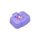 Esmo Home Wiggle Bento 1030ML Lunchbox Kuromi Lisanslı Tek Katlı 2 Bölmeli Paslanmaz Çelik Sefer Tası Yemek Kutu (Mor1) - Kestane Akaju - Option-1