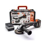 Esmo Home WX813 20VOLT 4.0AH. Li-Ion Tek Akülü 115MM Kömürsüz Profesyonel Şarjlı Avuç Taşlama - Ahşap