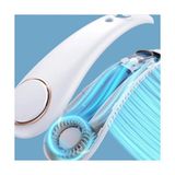 Esmo Home Yeni Nesil Boyun Askılı Giyilebilir Mini Fan 5 Kademeli Dijital Göstergeli Boyun Fanı Soğutucu Vantilatör Beyaz - 001-Siyah