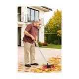 Esmo Home Yer Süpürme Fırçası, 25 Cm, Orta Sert Kıl, Sapsız, Dayanıklı Plastik Gövde, Ahşap Zemin Uyumlu, Ev Içi Temizlik Fırçası, Balkon ve Garaj Kullanımına Uygun, Ergonomik Tasarım, Temizlik Aparatı - Option-1