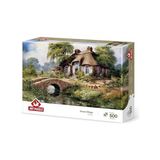 Esmo Home Yeşil Köy 500 Parça Puzzle - 01-Mavi