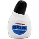 Esmo Snowman Beyaz Tahta Kalemi Mürekkebi 30 cc Siyah 12 Adet