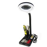 Esnek 5X /10X 40 Led Isikli Buyutec - Lamba Buyutec Okuma - Calisma Lehim Masa Lambasi A808