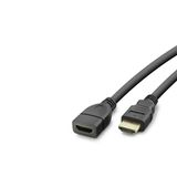 Esnek Hdmi Uzatma Kablosu 1 Metre Siyah