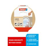 Esnek Maskeleme Bandı, Kavisler için Boya Bandı, 25mx25mm