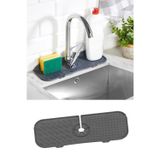 Esnek Musluk Lavabo Matı - Su Tutucu, Mutfak Banyo Bataryası
